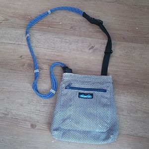 Kavu striped crossbody purse